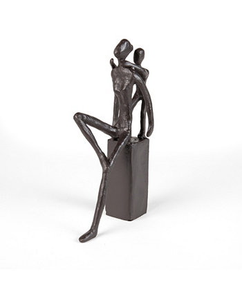 Чугунная скульптура «Игривость Мать и дитя» Danya B