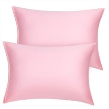 2PCS Soft Silky Satin Pillow Cases Covers Queen 20&#34;x30&#34; PiccoCasa