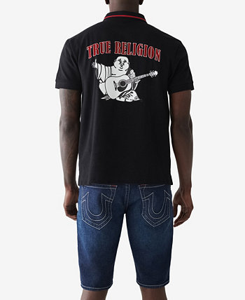 Мужская рубашка-поло JV7 с коротким рукавом True Religion