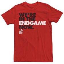 Мужская футболка с рисунком Marvel Avengers Endgame We In The Endgame Now Marvel