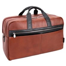 McKlein Wellington Leather 21-Inch Two-tone Laptop & Tablet Carry-All Duffel Bag McKlein
