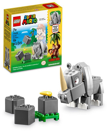 Super Mario 71420 Расширенный набор «Рэмби Носорог» Игрушечный строительный набор Lego