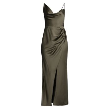 Aria Draped Satin Gown SIGNIFICANT OTHER