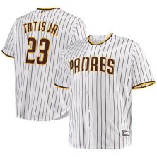 Мужская футболка Fernando Tatis Jr. White San Diego Padres Big & Tall Replica Player Profile