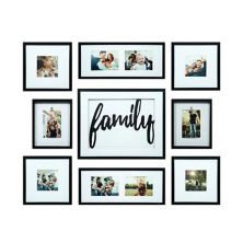 Настенный комплект для семейной фоторамки Pinnacle Frames and Accents из 9 предметов Pinnacle