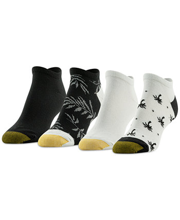 Women's 4-Pk. Island Palm No-Show Socks, Created for Macy's Gold Toe
