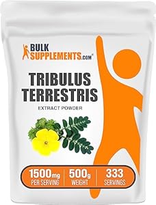 BulkSupplements.com Tribulus Terrestris Extract Powder - Tribulus Terrestris Supplements, Tribulus Terrestris Powder - Herbal Supplement, 1500mg per Serving, 100g (3.5 oz) (Pack of 1) BulkSupplements