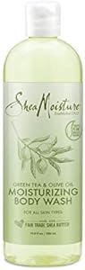 SheaMoisture Body Wash for All Skin Types Moisturizing Olive Oil & Green Tea Cruelty Free Made with Fair Trade Shea Butter, 19.8 Oz SheaMoisture