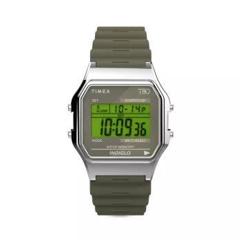 T80 Brass & Resin Digital Watch Timex