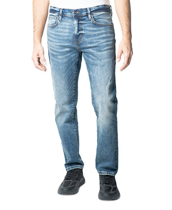 Мужские зауженные джинсы с пятью карманами Lazer