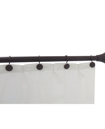 Душевая штанга и крючки с регулируемым натяжением занавески, набор из 13 шт., 42–72 дюйма Lavender and Sage