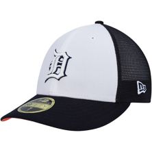 Men's New Era White/Navy Detroit Tigers 2023 On-Field Batting Practice Low Profile 59FIFTY Fitted Hat New Era x Staple