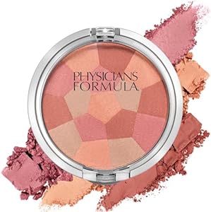 Physicians Formula Powder Palette Multi-Colored Blush Powder Blushing Natural, Dermatologist Tested Physicians Formula