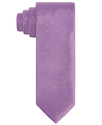 Men's Purple & Gold Dot Tie Tayion Collection