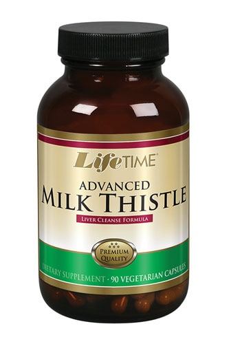 Lifetime Advanced Milk Thistle — 90 вегетарианских капсул Lifetime
