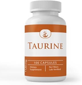 Pure Original Ingredients Taurine, (100 Capsules) 100% Pure, No Additives Or Fillers, Lab Verified Pure Original Ingredients