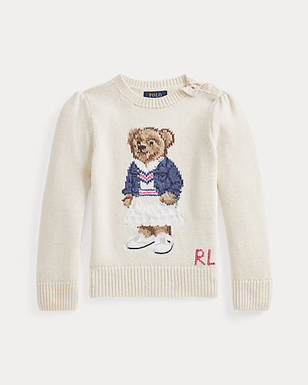 Polo Bear Cotton Sweater Ralph Lauren