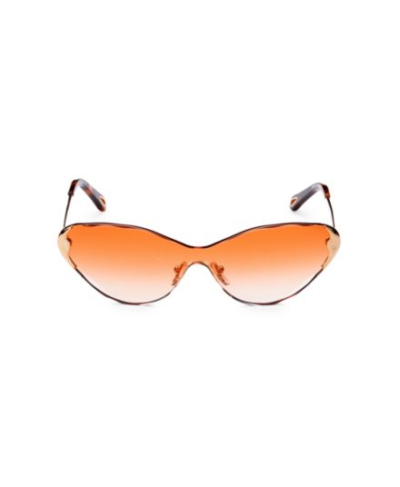 Солнцезащитные очки в металлической оправе 60MM Cat Eye Chloe