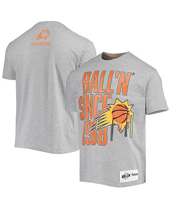 Men's Heathered Gray Phoenix Suns Since 1968 T-shirt BALL'N