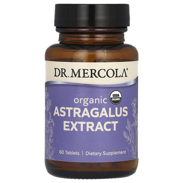Органический экстракт астрагала, 60 таблеток Dr. Mercola