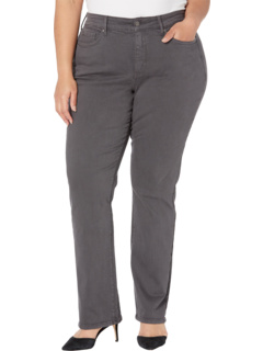 Прямые джинсы большого размера Marilyn из олова винтажного цвета NYDJ Plus Size