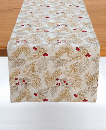 Металлическая дорожка для стола Sprig, 72 x 14 дюймов Tableau