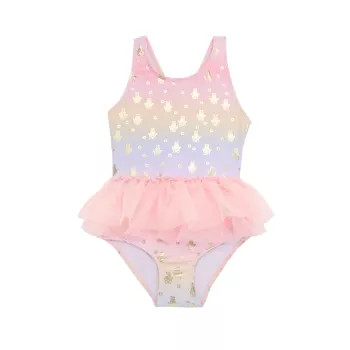 Для маленьких девочек &amp; Маленькая девочка и усилитель; Балетный купальник Fairy Bunny для девочек HUXBABY
