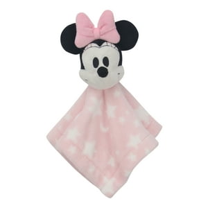 Lambs & Ivy Disney Baby Minnie Mouse Pink Stars Security Blanket/Lovey Lambs & Ivy