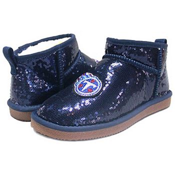 Женские Ботинки Cuce Navy Tennessee Titans Sequin Ankle Cuce