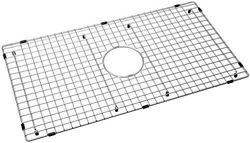 Serene Valley Sink Bottom Grid 28-9/16" X 15-9/16", Centered Drain with Corner Radius 3/8", Sink Protector NDG2916C Serene Valley