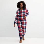 Теплая пижама Plus Size Sonoma Goods For Life®: кофточка и брюки для полных Sonoma