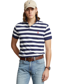 Классическая рубашка-поло в полоску в сеточку Polo Ralph Lauren