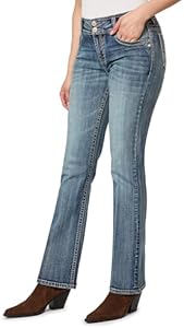 Джинсы WallFlower Luscious Curvy Bootcut с высоким поясом из мягкого денима для женщин WallFlower