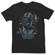 Мужская футболка с двумя рисунками Star Wars Galactic Star Wars