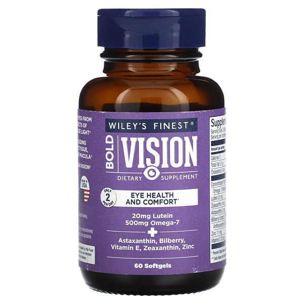 Bold Vision, Proactive, 60 мягких таблеток Wiley's Finest