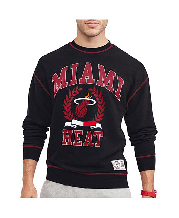 Мужская черная толстовка с пуловером из ткани французская терри Miami Heat Peter French Terry Tommy Jeans
