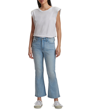 Женские укороченные расклешенные джинсы цвета Kirra Wash JEN7