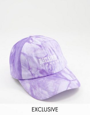 Фиолетовая шляпа унисекс с логотипом в стиле тай-дай Reclaimed Vintage Reclaimed Vintage