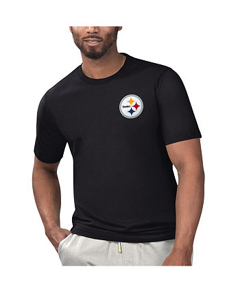 Черная мужская футболка Pittsburgh Steelers Licensed to Chill Margaritaville