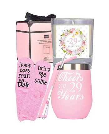 29th Birthday Tumbler for Women, Stylish and Fun Gift Idea, Perfect for Celebrating 29 Years, Great for Decorations and Keepsake, Ideal Present for Her Special Day Meant2tobe