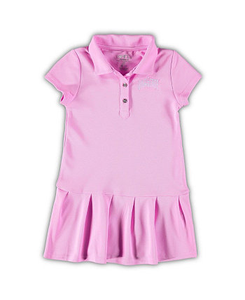 Розовое платье-поло с рукавами-крылышками Caroline для девочек, розовое платье-поло штата Огайо, штат Огайо Garb