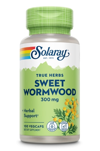 Solaray Сладкая полынь — 300 мг — 100 растительных капсул Solaray