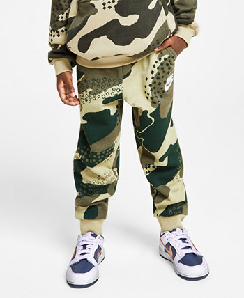 Спортивная одежда для маленьких мальчиков, камуфляжные джоггеры Club Nike
