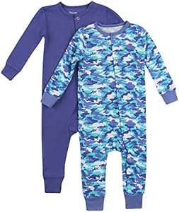 Hanes Baby Sleep N' Play Ultimate Flexy Knit Pajamas (2 Pack) Hanes