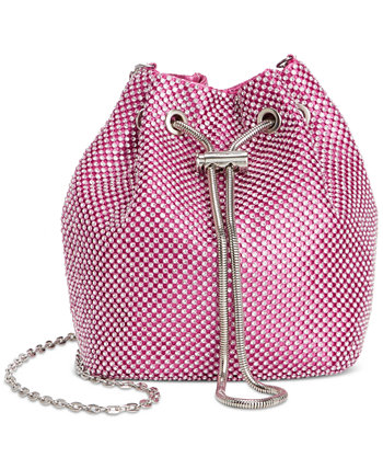 Мини-сумка-ведро с ромбовидной сеткой на шнурке, созданная для Macy's I.N.C. International Concepts