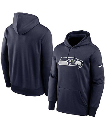 Мужской темно-синий флисовый пуловер с капюшоном Seattle Seahawks Big and Tall Fan Gear Prime Logo Nike