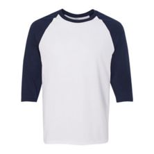 Heavy Cotton Raglan Three-Quarter Sleeve T-Shirt Gildan