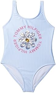 Tommy Hilfiger Girl's Daisy Sequin One-piece (Big Kids) Tommy Hilfiger