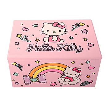 Sanrio Hello Kitty Wooden Jewelry Box with Tray Sanrio