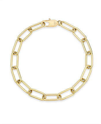 Большой браслет из нержавеющей стали с золотым тоном, изготовленный для Macy's Esquire Men's Jewelry